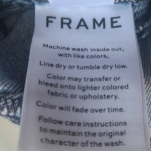 Frame La Palazzo Panel High waisted Wide Leg 24 - Picture 12 of 14